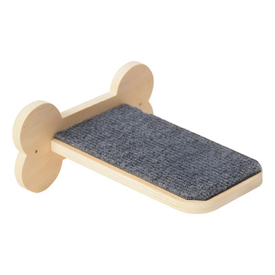 Escalera De Madera Con Repisa Y Percha For Gatos For Jugar