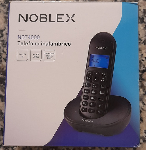 Teléfono Inalámbrico Noblex Ndt4000 Negro