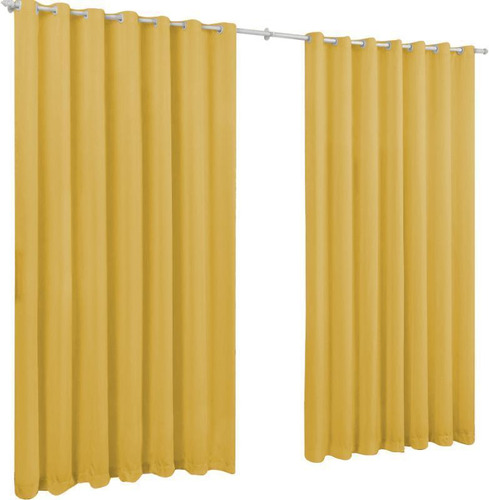 Cortina Roma 3 00x2 50 Cor: Amarelo