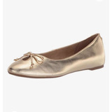 Ballerinas Zapatos Dama Anne Klein Flats Dorado