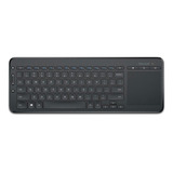 Teclado Sem Fio Microsoft N9z All-in-one Qwerty Português Brasil Cor Preto