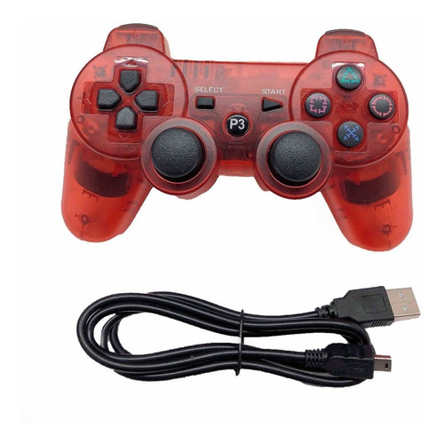 Control Inalámbrico Compatible Con Ps3 + Cable De Carga