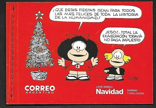 2017 Historieta- Mafalda- Argentina (carnet) Mint