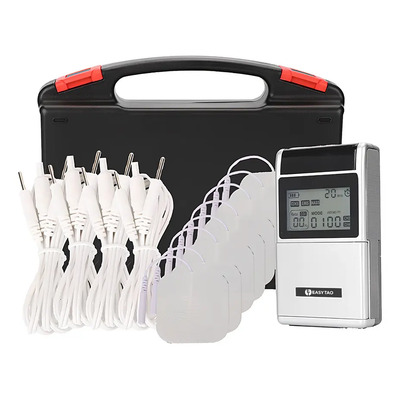 Easytao Recargable Pulso Instrumento Fisioterapia Meridianos, Electrónico de Doble Canal Masajeador Muscular de 5 Modos, TENS Electro Estimulador Muscular Profesional para aliviar el dolor corporal | Envío gratis