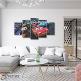 Quadro Mosaico Decorativo Carros Mcqueen E Amigos