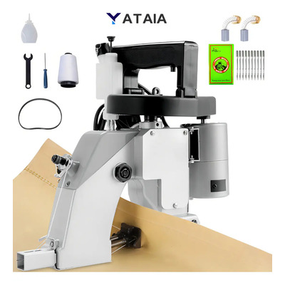 YATAIA Máquina Industrial para Coser Sacos y Costales de Yute, Polipropileno, Papel, Cierre de Bocas, Sellado de Bolsas Alta Velocidad Portátil y Fija Refuerzo Costales Y Sacos Industrial Profesional | Meses sin interés