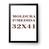 Moldura Para Foto 41x32 Quadro 32x41 Com Vidro