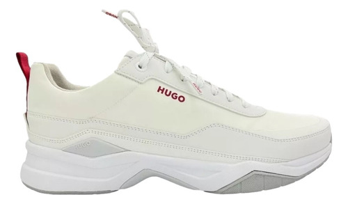 Tenis Hugo Boss Block Runn Color Blanco 100% Original