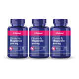 Pack 3 Citrato De Magnesio (premium) 400 Mg 