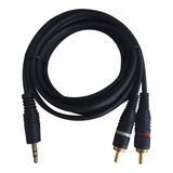 Cable De Audio Plug 3.5mm A Rca Mod:9180 - 1.8mt Audio Hifi