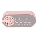 Altavoz Portátil 5.0 Mirror Clock Heavy Bass Radio Fm