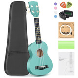 Ukulele Soprano De 21 Pulgadas Principiantes, Kit De In...