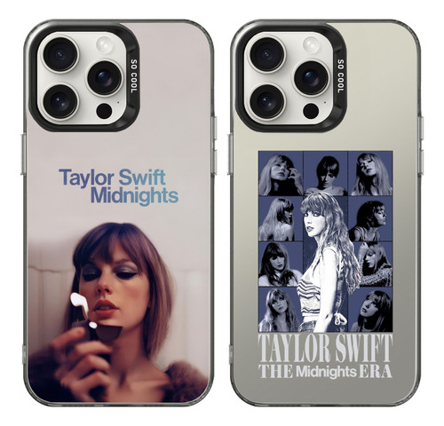 Taylor Swift Midnights Funda Para iPhone Case 2pcs Midimdb16