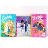 3 Libros Antiguos Barbie Extranjeros Ilustrados Usados Retro
