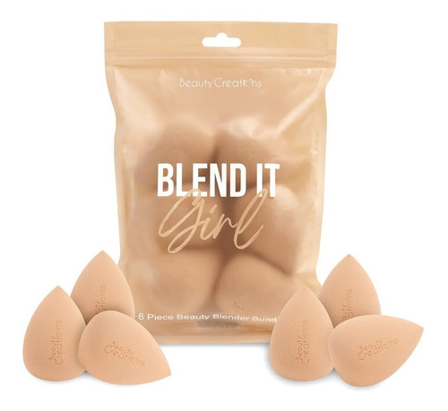 Blend It Girl 6pz Esponjas Para Maquillaje Beauty Creations