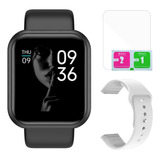 Relógio Smartwatch Homens E Mulheres Android Ios + Brinde