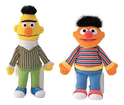 Gund Sesame Street Bert  Ernie - Puf De Peluche