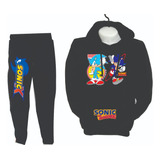 Conjuntos Sudadera Y Jogger Cap Sonic The Hedgehog