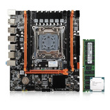 Kit Placa Mãe X99 + Xeon E5 2630 V3 + 8 Gb Ram Ddr4