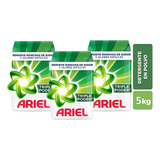 Detergente Ariel 5 Kg X 3 Unid