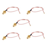 Rfaha 5pcs Rf U.fl(ipex/ipx) Mini Pci A Sma Hembra Pigtail A