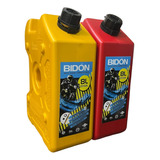 Bidón 8 Litros X2 C/pico P/ Lancha- Moto /roan Rojo/amarillo