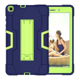 Funda Verde/azul Rudo C/ Base Para Galaxy Tab A 8 2019 T290 