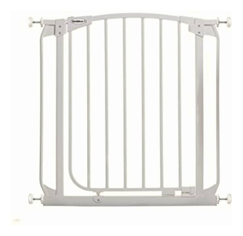 Bindaboo Pet Gates Puerta Expandible Para Mascotas, Blanco,