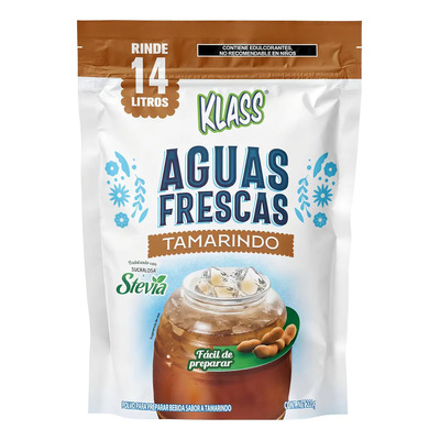 Polvo Para Preparar Bebida Sabor Tamarindo Klass Aguas Frescas - 220 Gr - Rinde 14 L | MercadoLibre