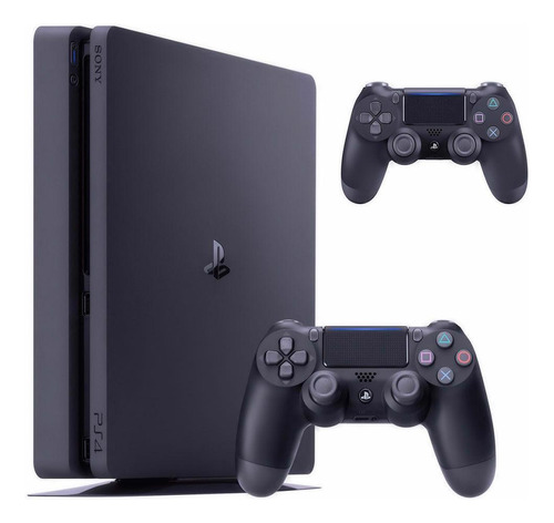 Sony Playstation 4 Slim 1tb + 2 Controles + 5 Juegos Físicos