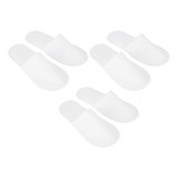 Zapatillas Desechables, 50 Pares, Blancas, Antideslizantes P