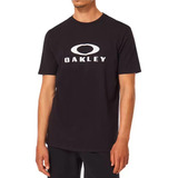 Polera Oakley O Bark Hombre Negro