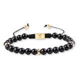 Pulsera Ajustable Oro Laminado 18k Mujer Hombre Brazalete Kz