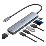 Hub Mokin Usb C 7 En 1 Macbook Pro/air Hdmi Envio Inmediato