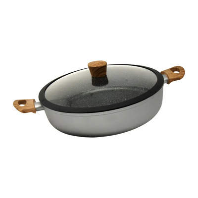 Set Olla Arrocera Con Tapa Westinghouse Wccc0032l28mbb 28 Cm Color Gris