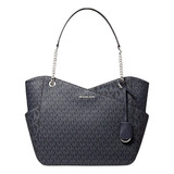 Michael Kors - Bolso Tote Jet Set Travel Grande Con Cadena .