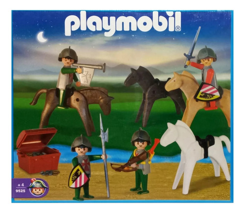 Playmobil Guerreros Medievales 4 Muñecos 9525 Jretro