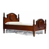 Inusitus Madera Dollhouse Cama De Matrimonio - Muñecas Muebl