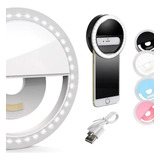 Ring Light Selfie Portátil Universal Led Luz Universal Clipe