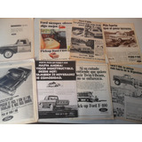 Lote Publicidad Ford F100 Pick Up Insignia Manual Folleto 