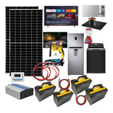 Kit Solar Autónomo 4000wp Inversor Bomba De Agua Tv Focos