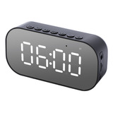 Reloj Despertador Bluetooth Gadnic W1 Negro 220v