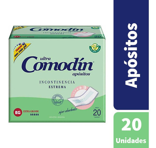 Comodin Apositos Incontinencia Extrema Eg  X 60 Unidades