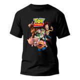 Camiseta Preta Estampada Toy Story Roupa Menino Infantil 