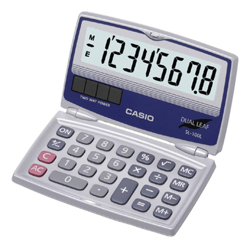 Calculadora Casio Sl-100l Plegable Solar Basica