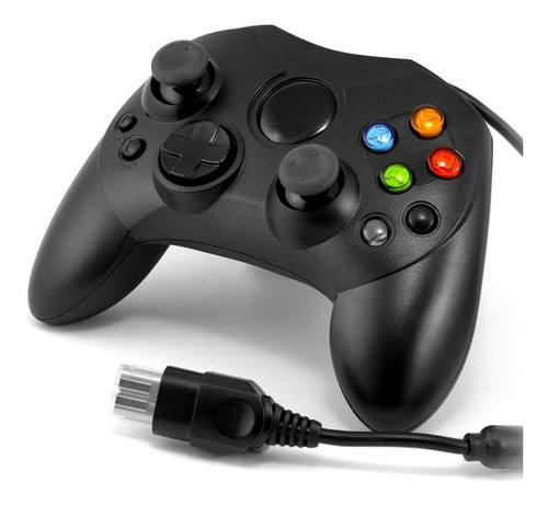 Control Para Xbox Clasico Alambrico Generico Negro