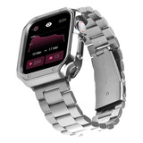 Malla Para Apple Watch Y Funda 38/40/41mm 8/7/se2 Plateado