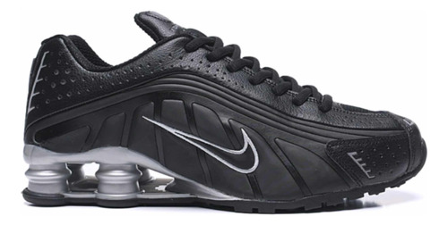 Shox R4 Black Silver Original. Talla: 8 Usa - 26 Cm