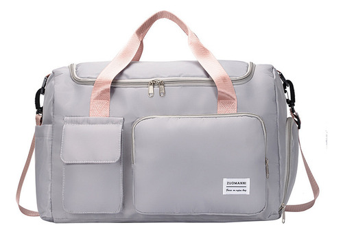 Bolsa De Viaje Deportiva Para Mujer Gris