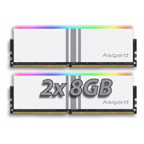 Memória Ram Asgard Valkirie 16gb (2x8gb) 3200mhz Rgb Branca